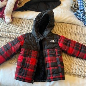 North face plaid jacket